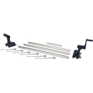 Intex Enrollador Solar de Alta Resistencia para Piscina Elevada, Aluminio Ajustable con Mecanismo de Bloqueo para Piscinas Rectangulares con Marco, Cobertor No Incluido